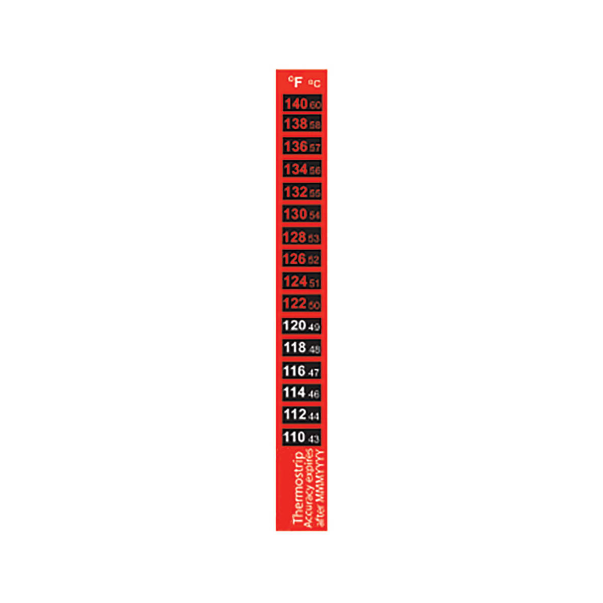 Resideo TS205-064/U Thermostrip, 110–140°F, 10 Pieces
