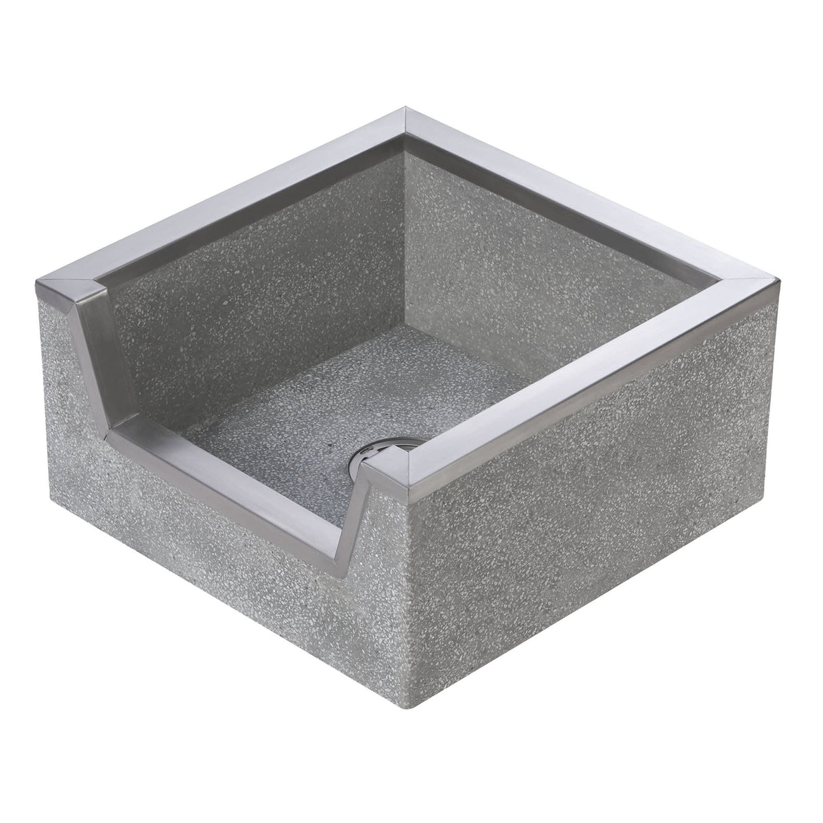 Fiat Products TSB3000501 24" x 24" Stockton Terrazzo Mop Basin
