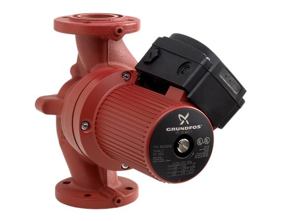 Grundfos 95906637 UPS43-100F 3-Speed Circulator, Cast Iron, Flanged, 230V