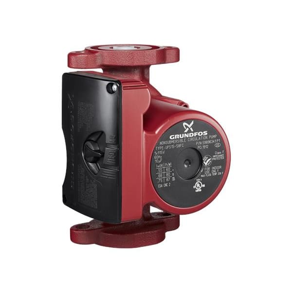 UPS15-58FC, Max Head 19, Max Flow 18 gpm - Cast Iron Body - 115V