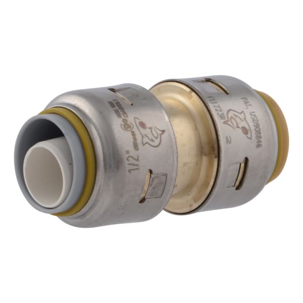 1/2" PB x 1/2" CTS SharkBite Max Transition Coupling