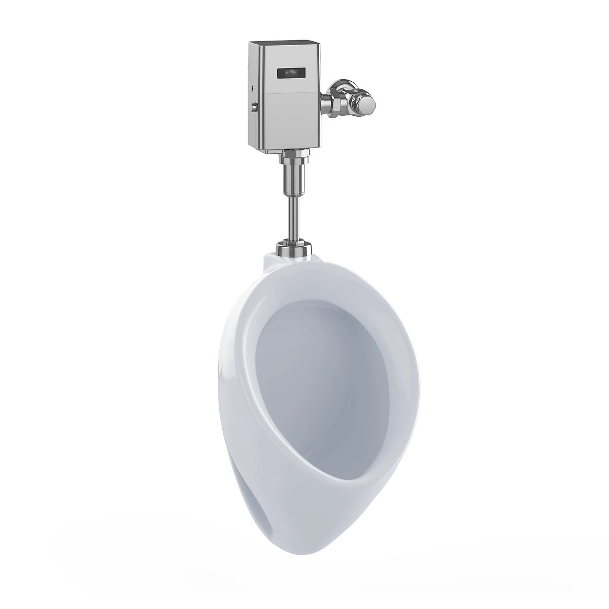 Toto UT104E commercial washout urinal, top spud, Cotton White