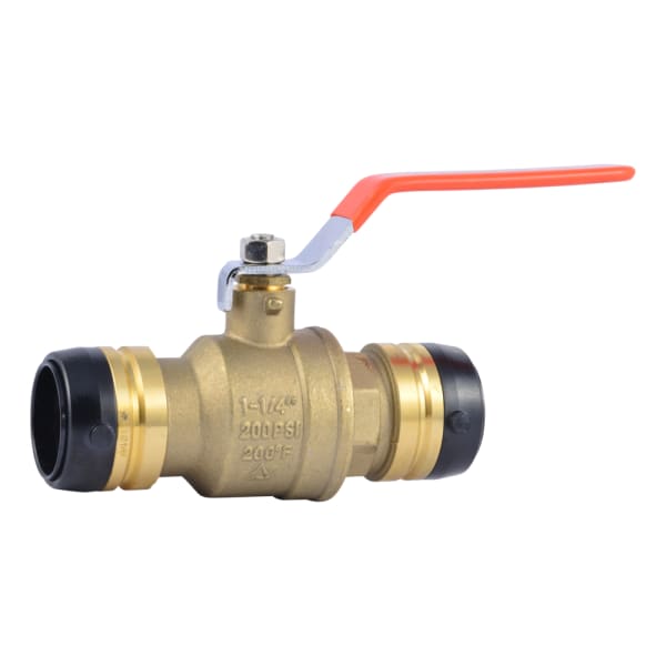 1-1/4'' SharkBite Quarter Turn Ball Valve - (PTC x PTC)