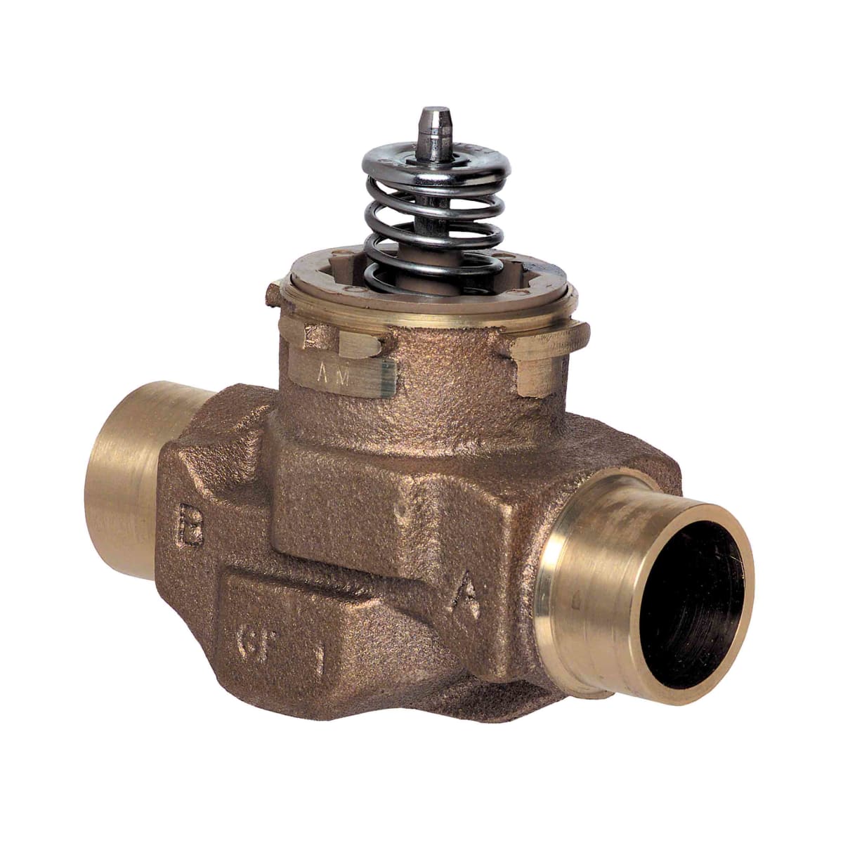Resideo VCZAM1100/E VC 2-Way Valve Assembly, 3/4 in Sweat, 4.6 Cv, Linear
