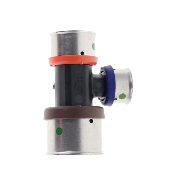 1-1/4" x 1" x 3/4" PEX Reducing Tee (Press)  - PureFlow® Press (Composite)