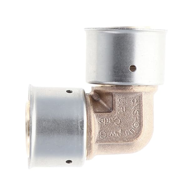 1-1/4" PEX 90° Elbow (Press)  - PureFlow® Press (Brass)