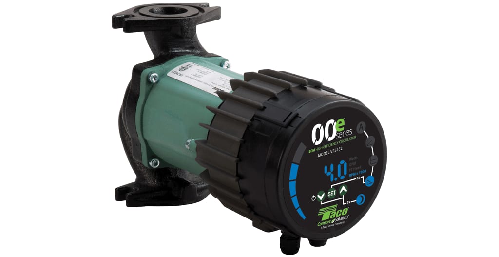 Taco Comfort Solutions VR3452-HY1-FC1A01 VR3452e Series - Cast Iron, ECM, Variable Speed, Flanged, Rotated, w/Controller Module, 115V/50/60/1
