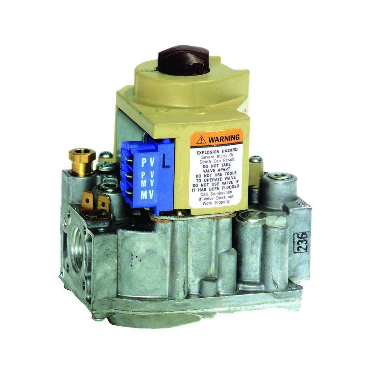 Resideo VR8204M1091/U Intermittent Pilot Gas Valve, 1/2 in x 1/2 in, Standard Opening, 3.5 in WC