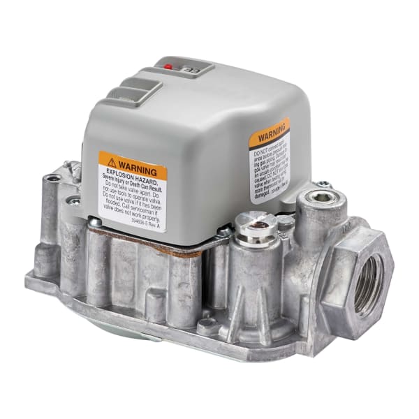Single Stage, 24 Vac, Standard Opening, Direct Ignition Gas Valve. 1/2 x 1/2 in Set 3.5 in WC