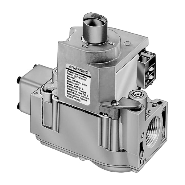 Single Stage Gas Controls for Direct Ignition appliance, 1/2 in x 3/4 in inlet/outlet size, Standard Opening, 24 V AC, Natural Gas