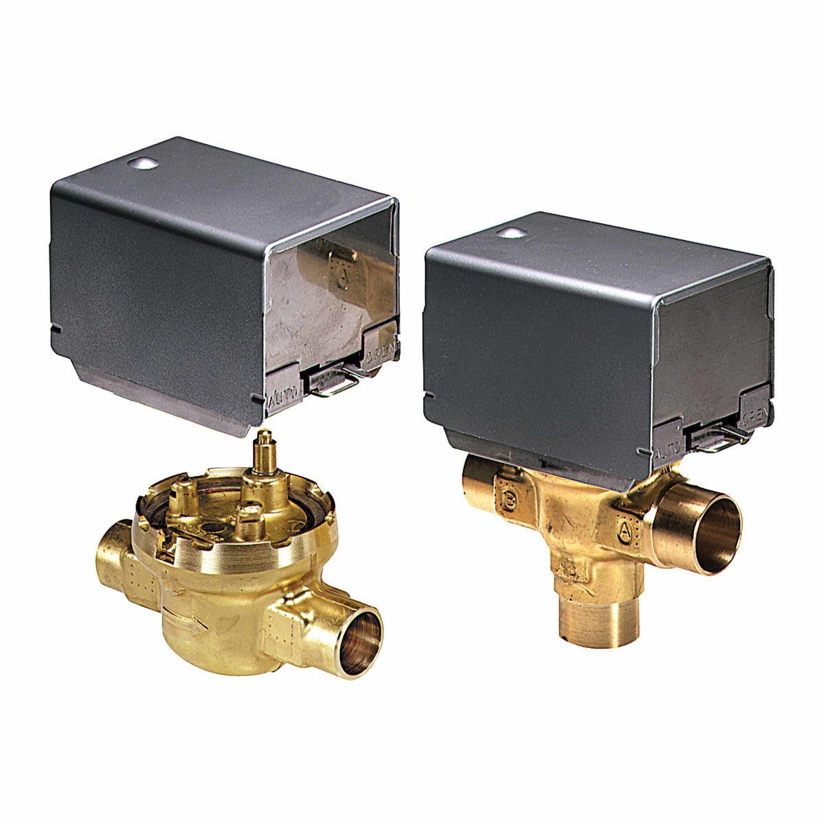 Resideo Two-way Fan Coil Valve, 1/2 in Sweat, 3.5 Cv/3.0 Kvs VU52S2028/U