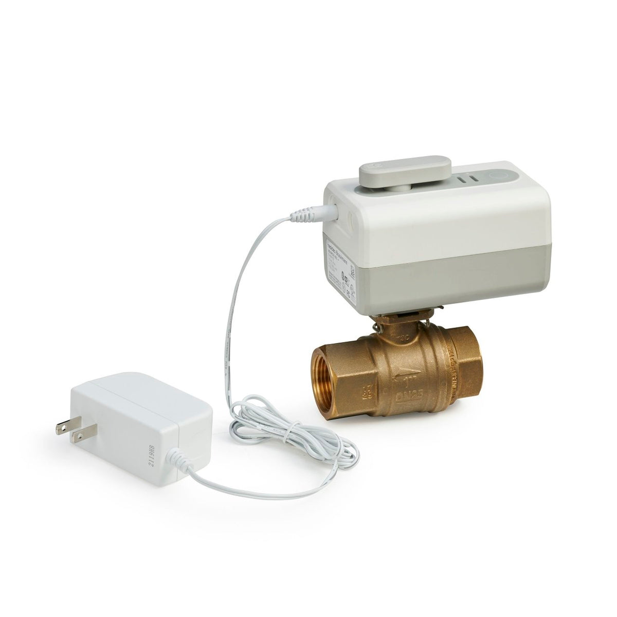 Resideo VWS01Y-3/4 L5 Wi-Fi Actuator with 3/4 in NPT Ball Valve and Leak Sensor
