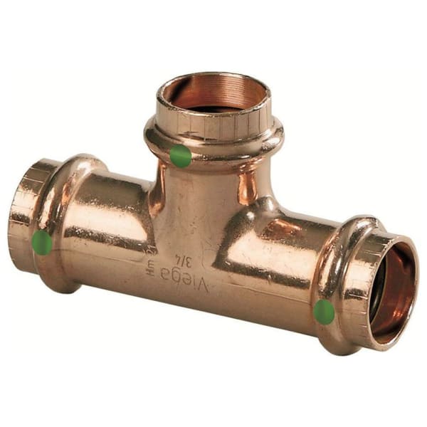 1-1/2" x 1" x 1-1/2" - (P-P-P) - Tee (Reducing), ProPress®