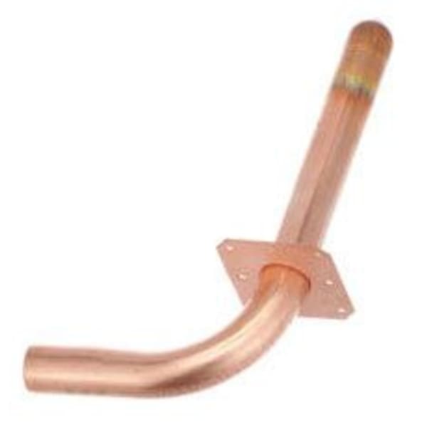 1/2", ProPress, Copper, Wall Plate, 90D Stubout