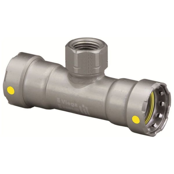1-1/4" x 1-1/4" x 3/4" - (P-P FPT) - Tee (Adapter), MegaPress®G