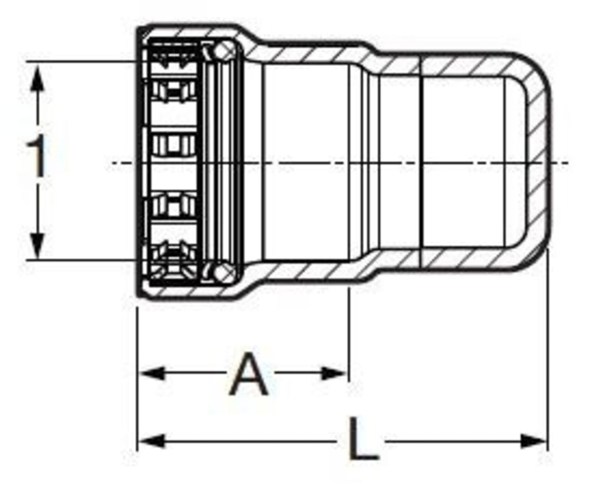 Viega 3" - Cap, MegaPress®G