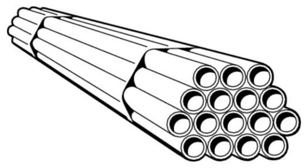 Viega 3/4" x 20' Straight, PEX x PEX, 0.097" Thickness, 100 PSI, Lead-Free, Black, Blended, Cross-Linked Polyethylene, Barrier Tubing