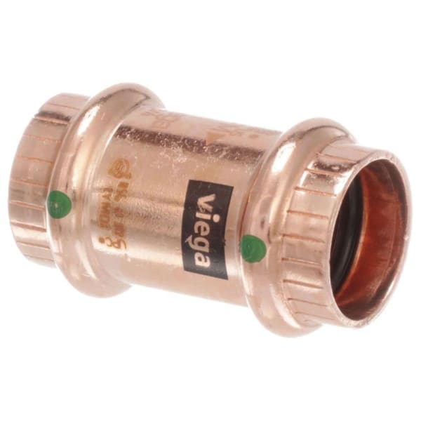 1-1/2" x 1-1/2" - (P-P) - Coupling (No Stop), ProPress®