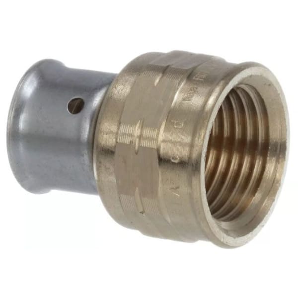 2" PEX Female Adapter (Press x FIP) - PureFlow® Press (Brass)