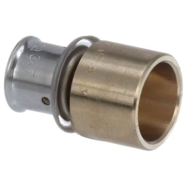 3/4" x 1" PEX Sweat Adapter (Press x FTG Sweat) - PureFlow® Press (Brass)