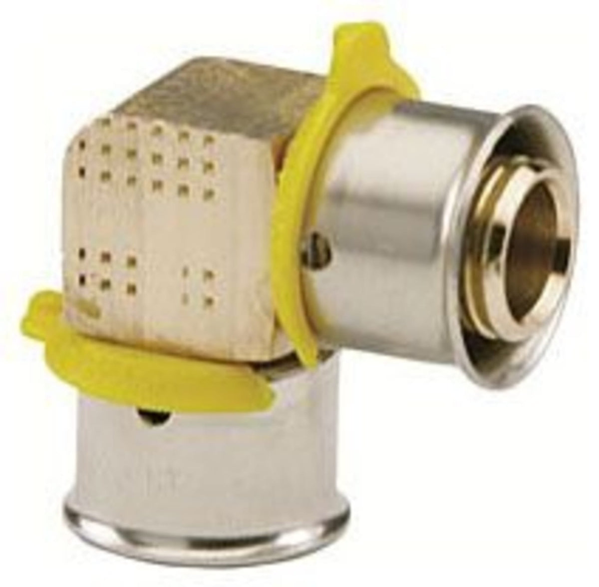 Viega 1/2" PEX 90° Elbow (Press) - PureFlow® Press (Brass) 93520