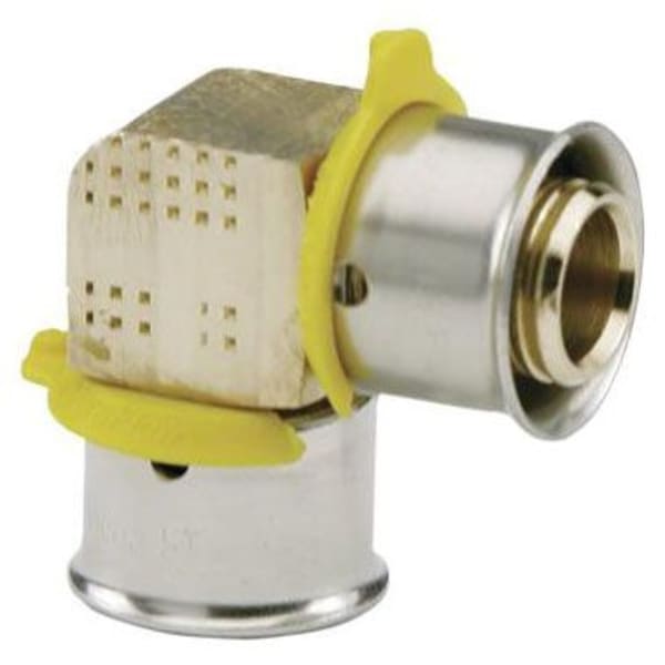 1-1/2" PEX 90° Elbow (Press)  - PureFlow® Press (Brass)