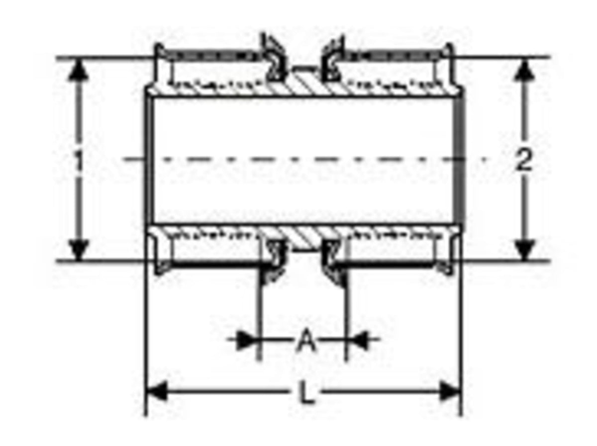 Viega 3/4" x 1/2" x 3/4" PEX Reducing Tee (Press) - PureFlow® Press (Brass)