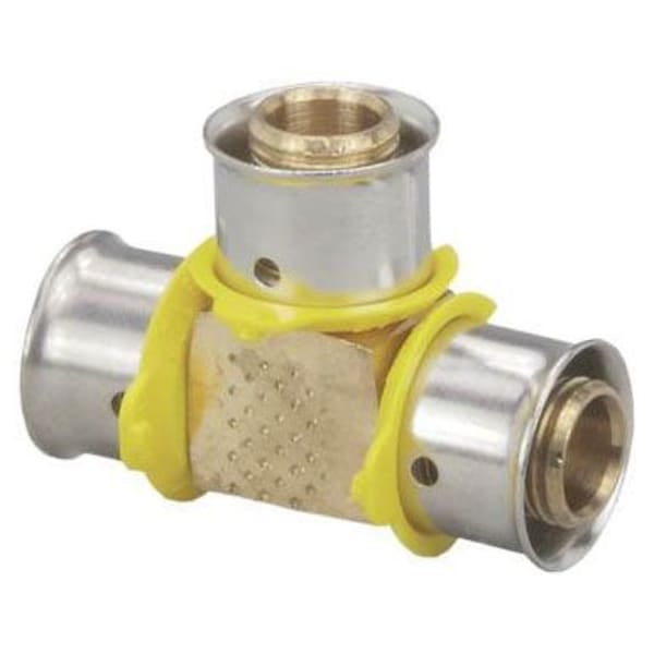 1-1/4" x 1" x 1" PEX Reducing Tee (Press)  - PureFlow® Press (Brass)