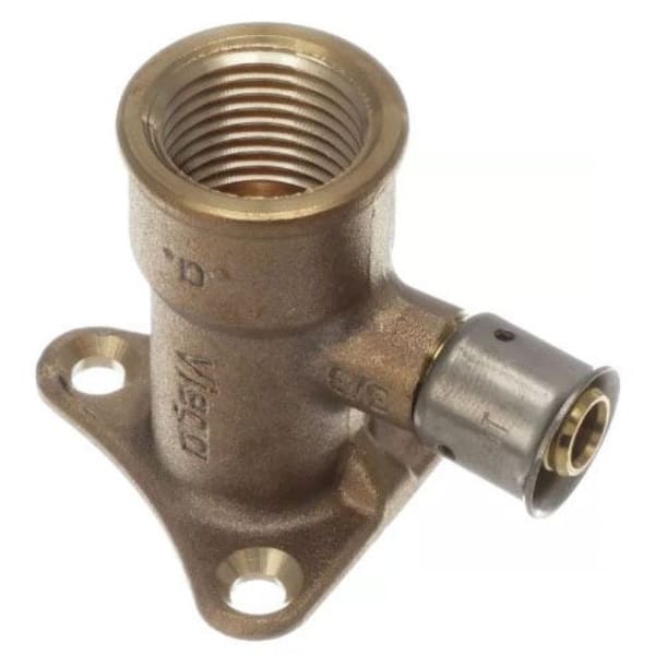1/2" PEX Drop Ear Elbow (Press)  - PureFlow® Press (Brass)