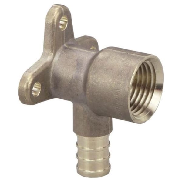 3/4" PEX Drop Ear Elbow (Crimp)  - PureFlow® Crimp (Brass)