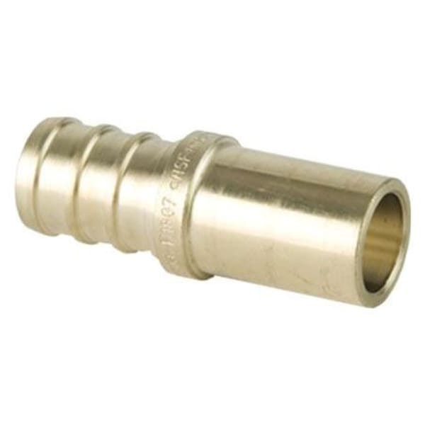 1/2" PEX Sweat Adapter (Crimp(F1807) x MIP) - PureFlow® Crimp (Brass)