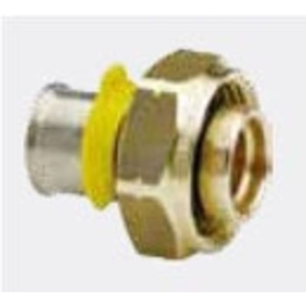 1/2" x 1/2", PureFlow Press x SVC, 160 PSI, Bronze, Straight, Adapter