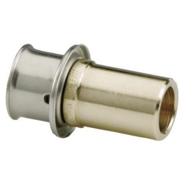3/4" x 1" PEX Sweat Adapter (Proflow Press x FTG Sweat) - PureFlow® Press (Brass)