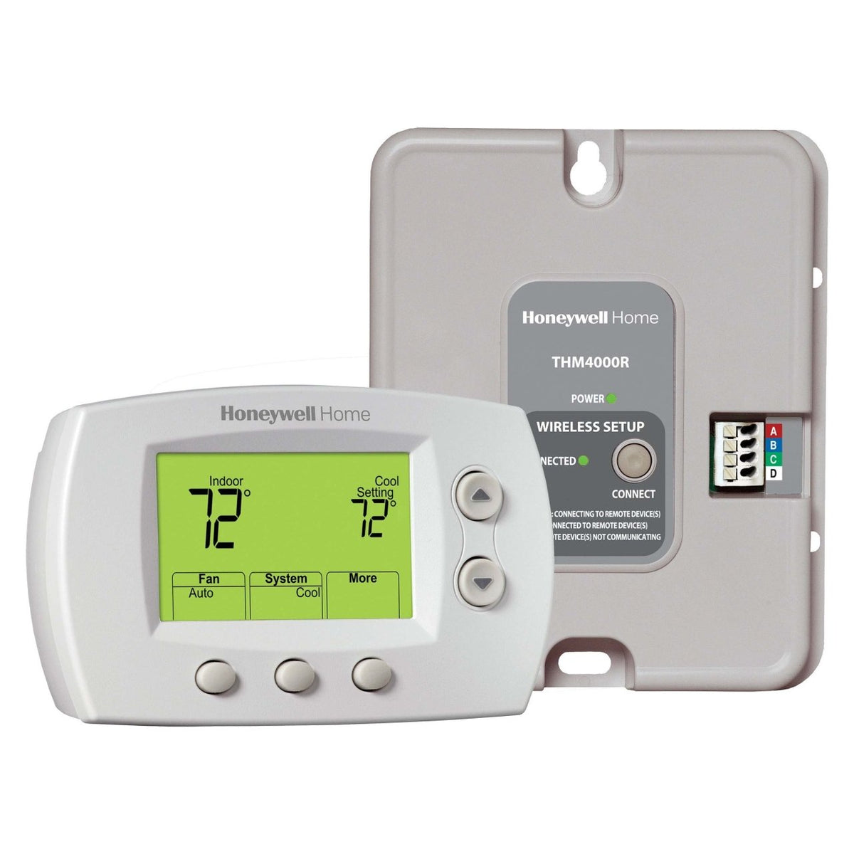 Honeywell Home YTH5320R1025/U Wireless Zoning Adapter Kit with Wireless FocusPRO Non-Programmable Thermostat