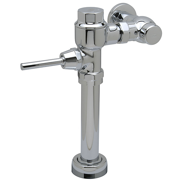 Zurn Z6200-HET-YB-YC Metroflush® Exposed Manual Piston Flush Valve w/ High-Efficiency 1.28 gpf, Sweat Solder Kit, and Cast Wall Flange