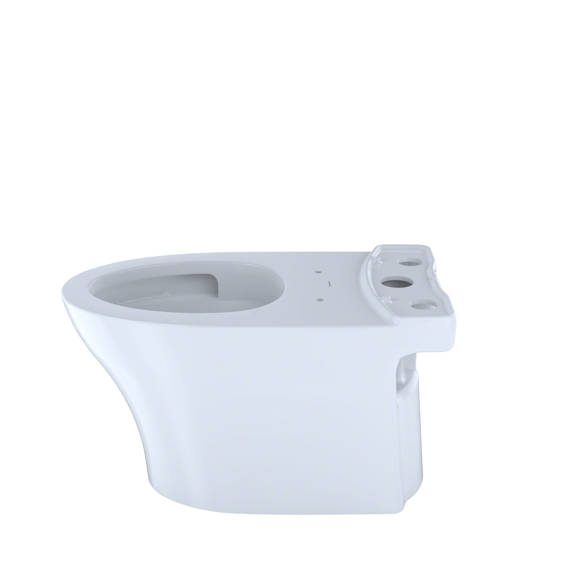 TOTO® Aquia® IV Elongated Universal Height Skirted Toilet Bowl with CEFIONTECT, Cotton White - CT446CEFGN#01