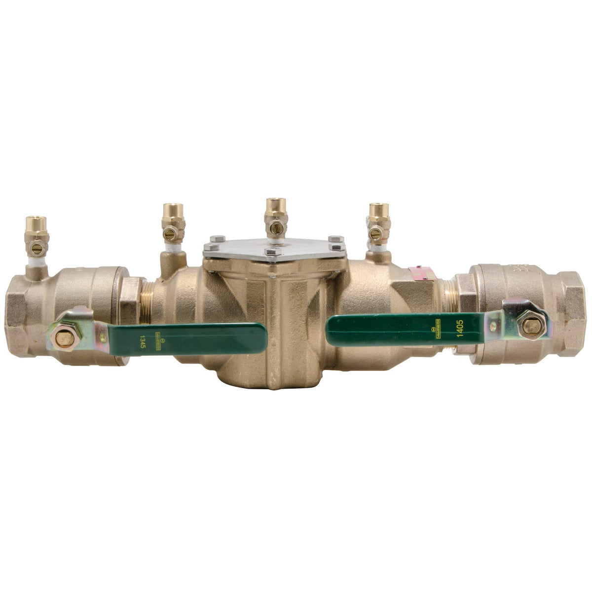 Watts T063234 1-1/2" Lead Free Double Check Valve Backflow Preventer Assembly, Quarter Turn Shutoff, Single Top Entry with Freeze Stop