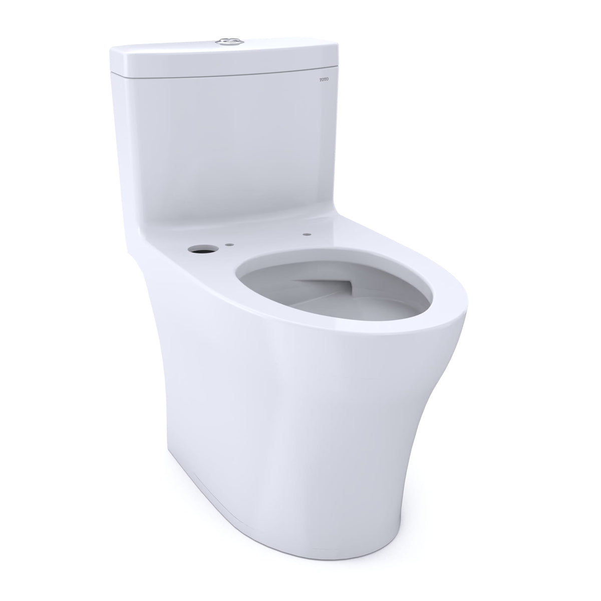 TOTO® Aquia® IV One-Piece Elongated Dual Flush 1.28 and 0.9 GPF WASHLET®+ and Auto Flush Ready Toilet with CEFIONTECT®, Cotton White