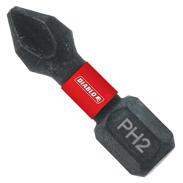 1" #2 Phillips Drive Bits (25-Pack)