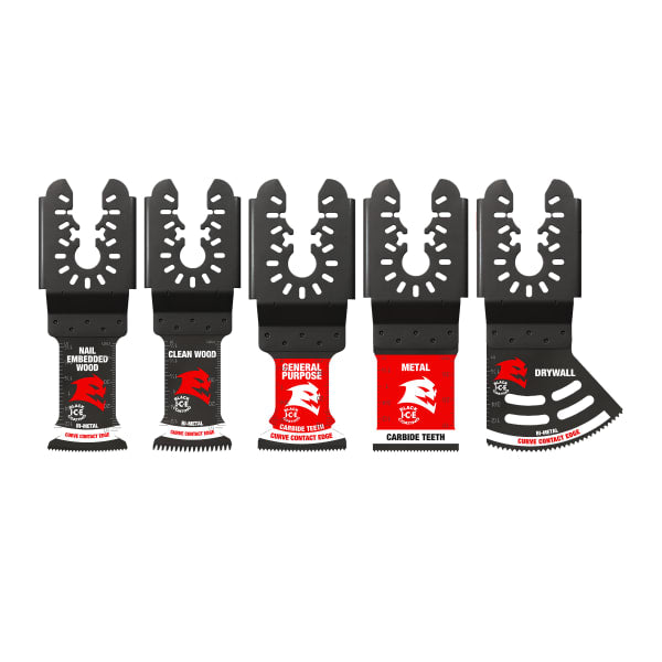 5 pc Universal Fit General Purpose Oscillating Blade Set (5-Piece)