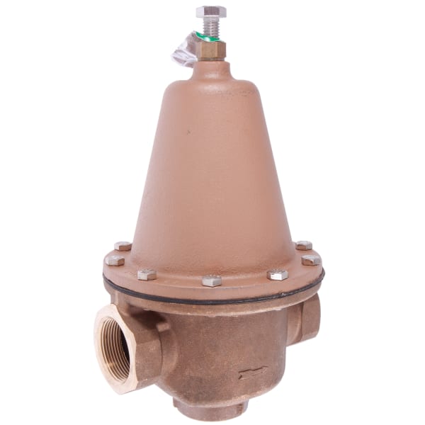 1/2" Lead Free Brass High Capacity Water Pressure Reducing Valve, FNPT"let and Outlet