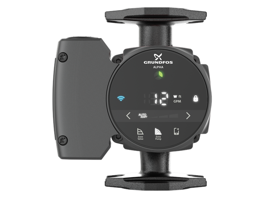 Grundfos 92603115 The Alpha 15-58 Is a High-Efficiency Circulator Designed for Heating Systems.