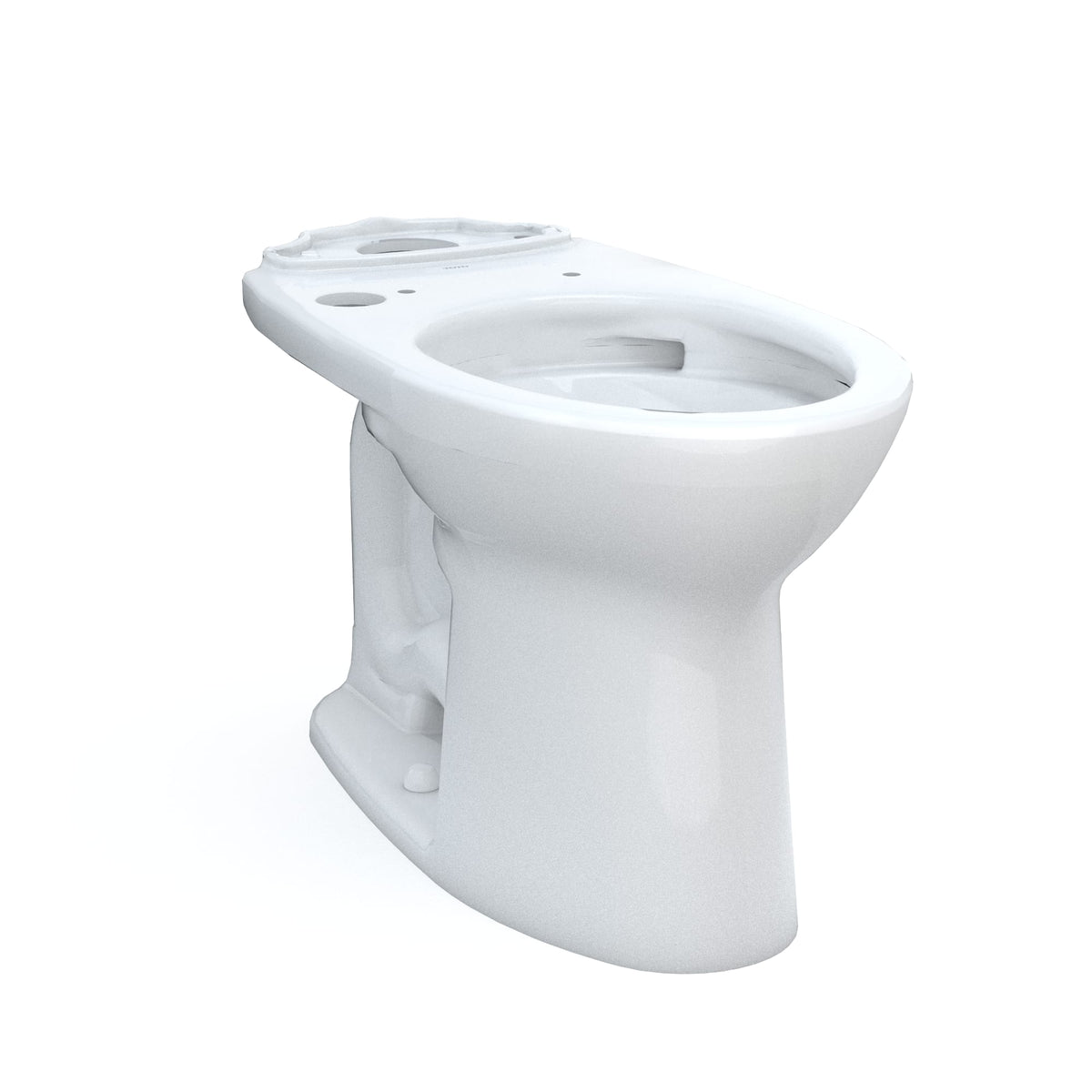 Toto C776CEFGT40.10#01 Drake Elongated Universal Height TORNADO FLUSH® Toilet Bowl, 10" Rough-In, Cotton White