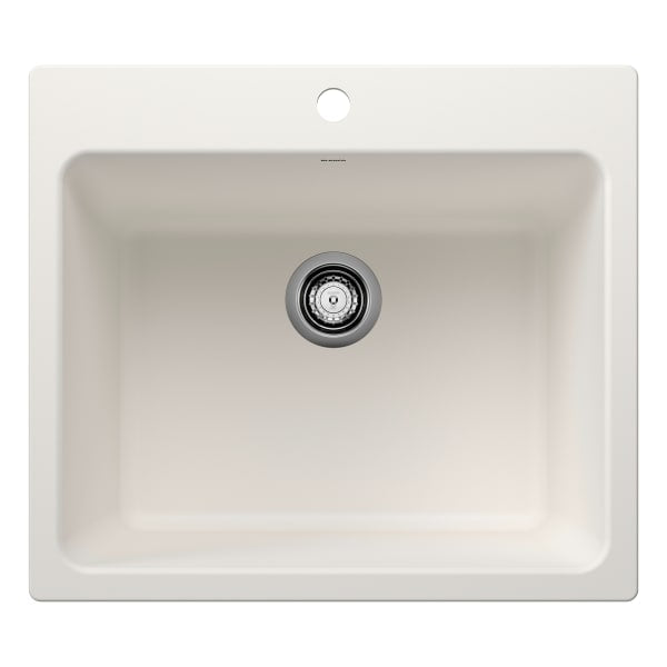 Liven Dual Mount Laundry Sink - White