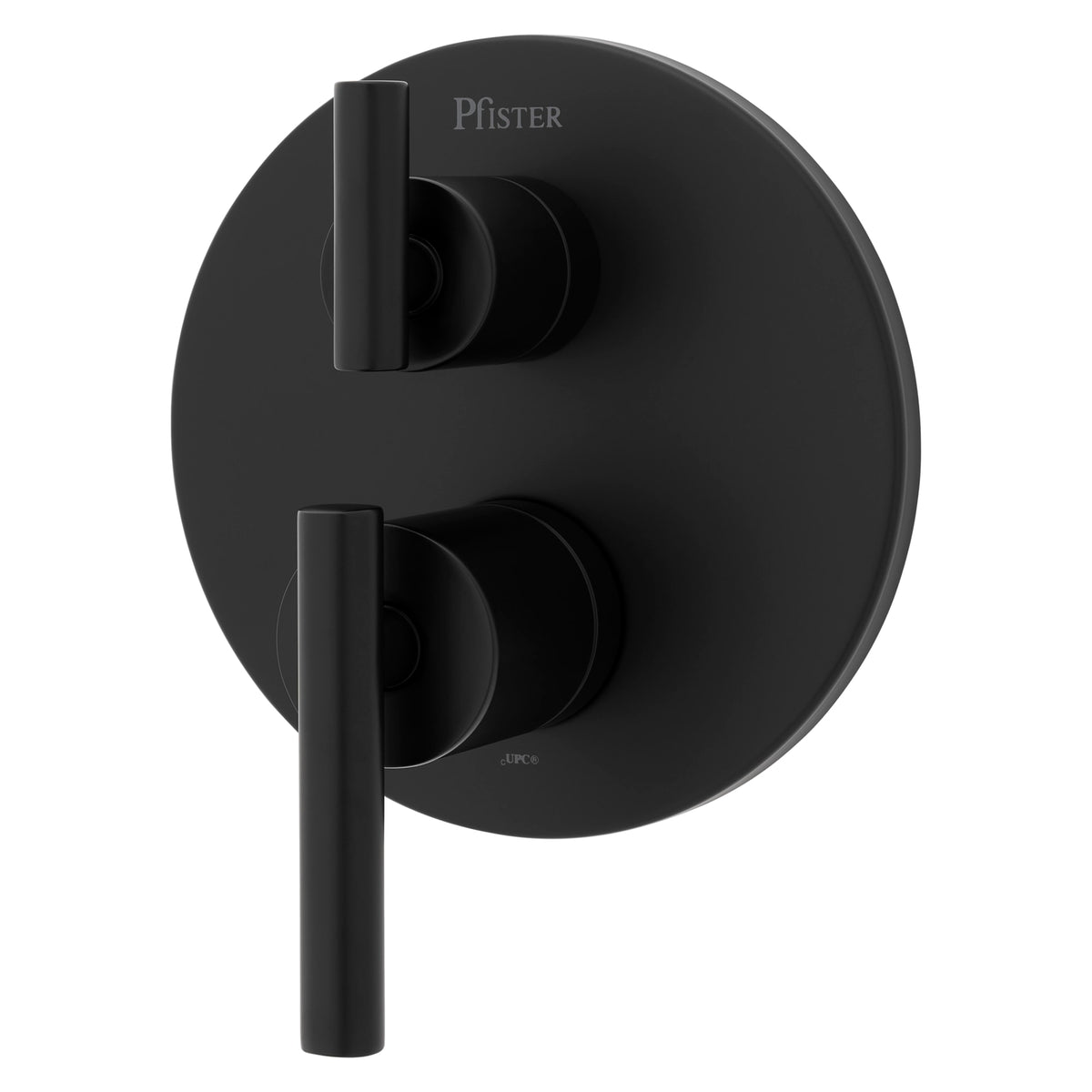 Pfister Faucets R89-SNCB Contempra Stacked Diverter Trim Kit in Matte Black