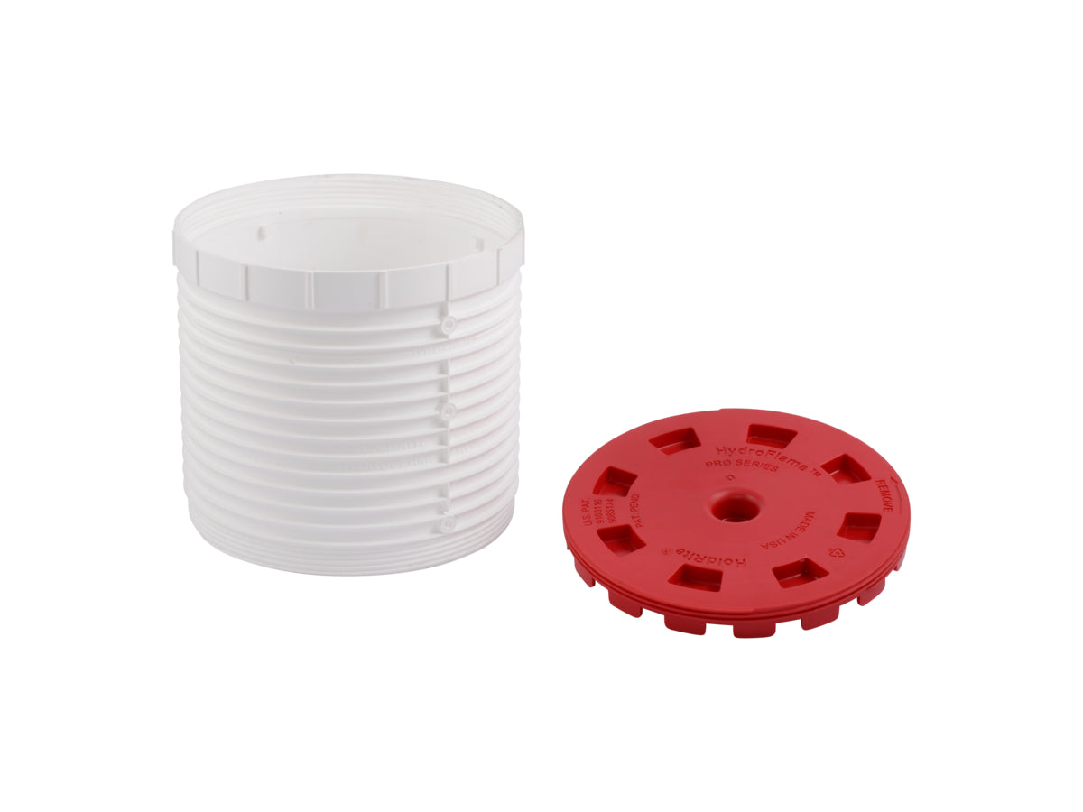 HoldRite HFPESC4 HydroFlame Pro Series Extension Sleeve for #4 Fire Stop Sleeve Metal or Plastic Pipe - #5 Hollow Sleeve With Safety Cap
