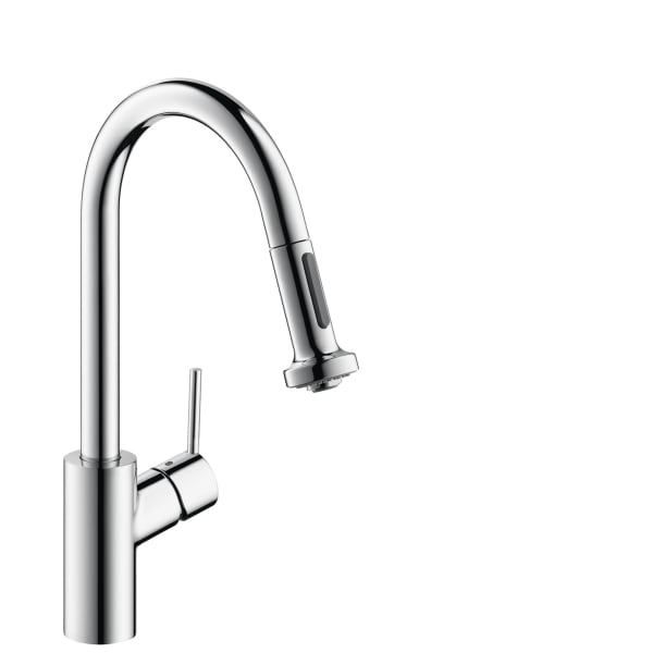 hansgrohe Talis S² HighArc Kitchen Faucet, 2-Spray Pull-Down, 1.75 GPM in Chrome