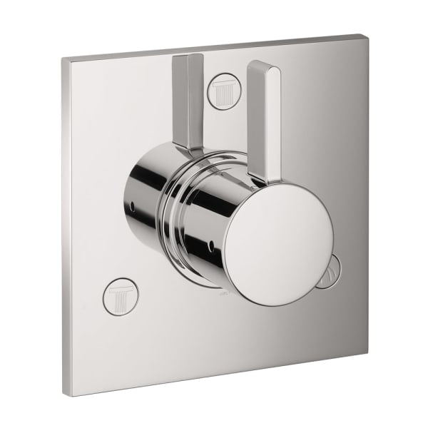 hansgrohe Ecostat Diverter Trim Square Trio/Quattro in Chrome