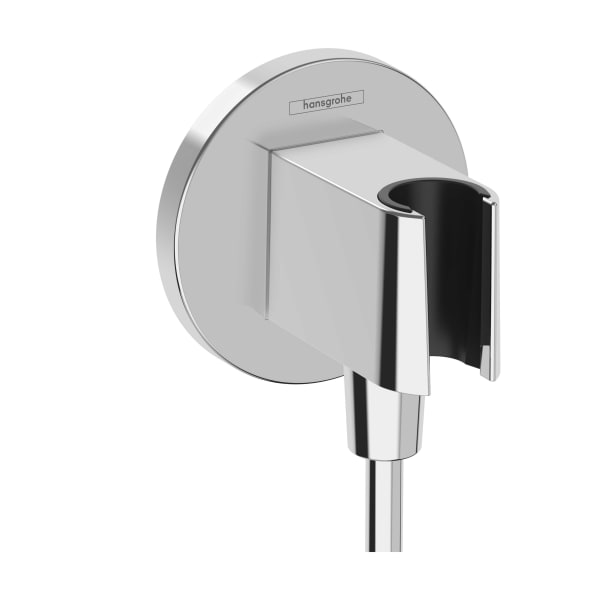 hansgrohe Wall Outlet with Handshower Holder in Chrome