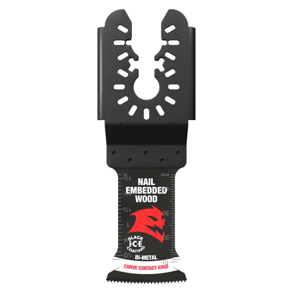 1-1/4" Demo Demon™ Universal Fit Bi-Metal Oscillating Blades for Nail-Embedded Wood (3-Pack)